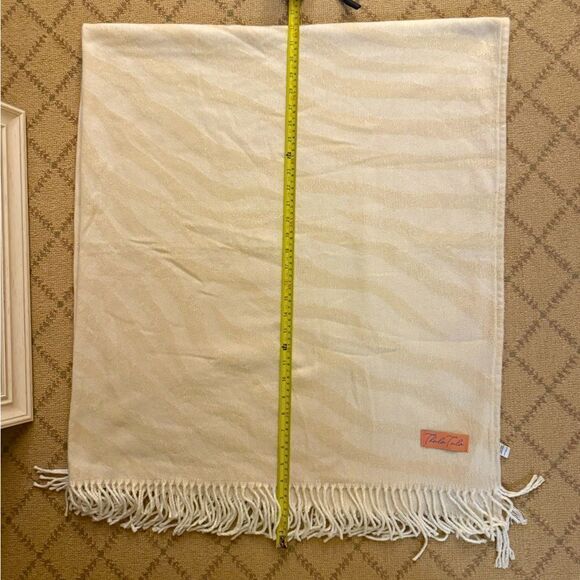 Thula Tula African Zebra Blanket Ivory NWOT - Picture 4 of 9
